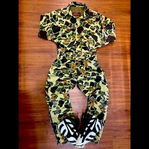Vintage 1990 “BAPE” overalls.